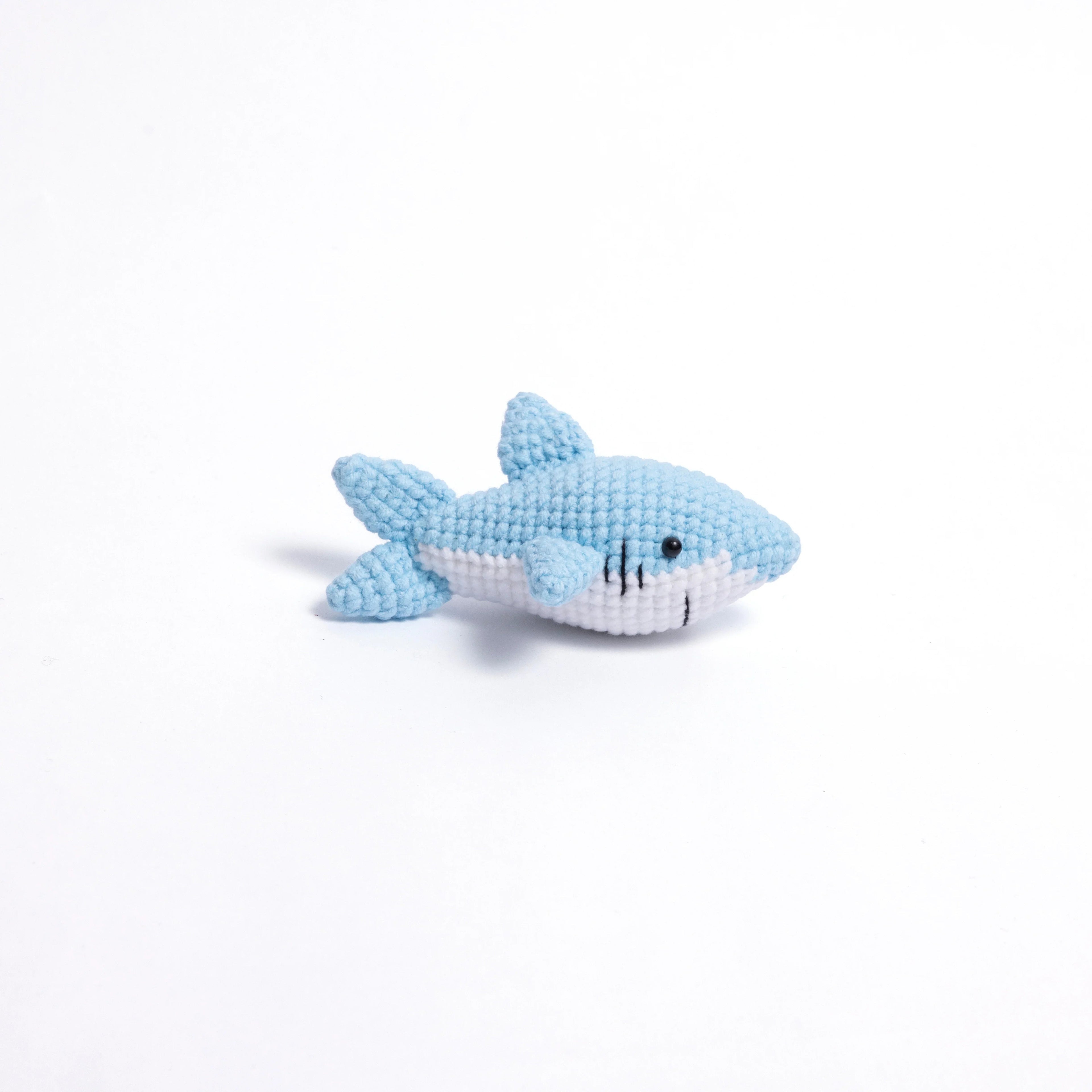 Cheeky Crochet Shark Charm