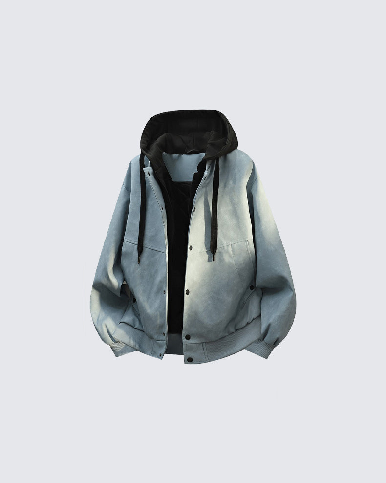 Loose Casual Streetwear with Hoodie
