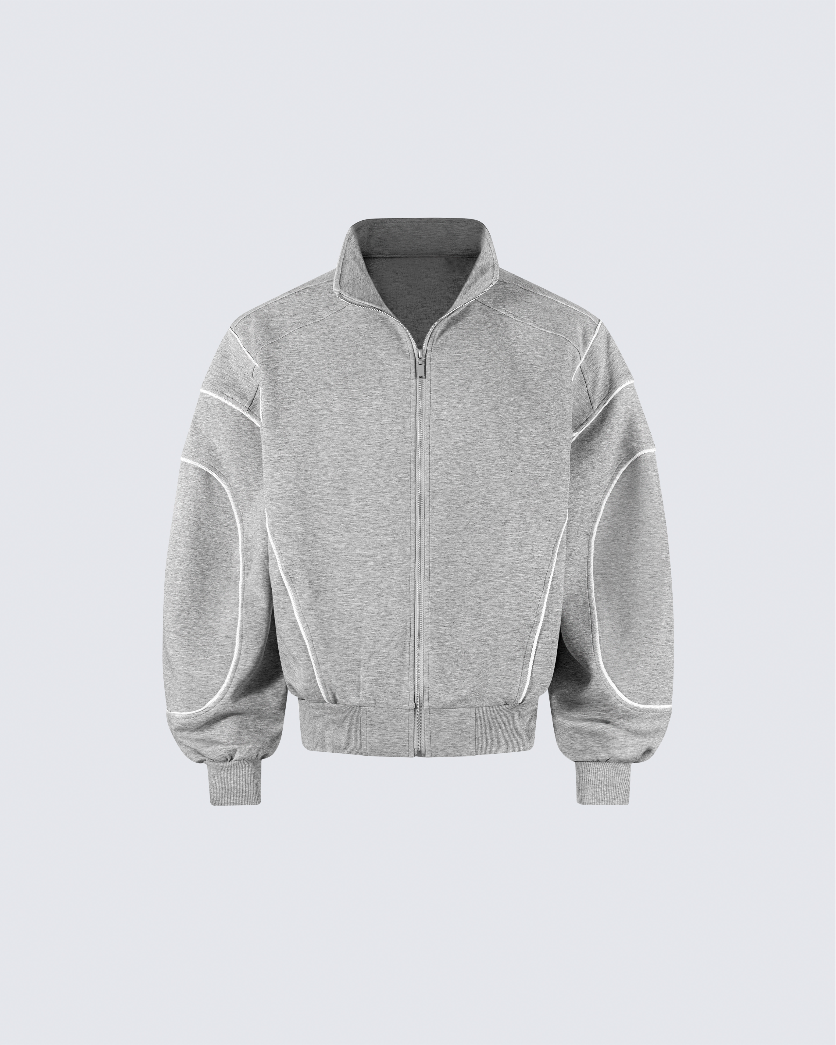 Loose-Fit Sweatpants with White Piping
