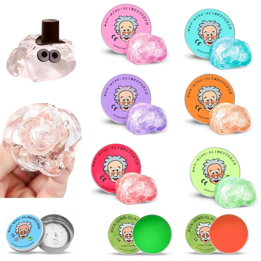 Non-newtonian Liquid Decompression Toy Transparent Liquid Glass DIY Handmade Fun Stress Relieving Non Stick Children Gifts