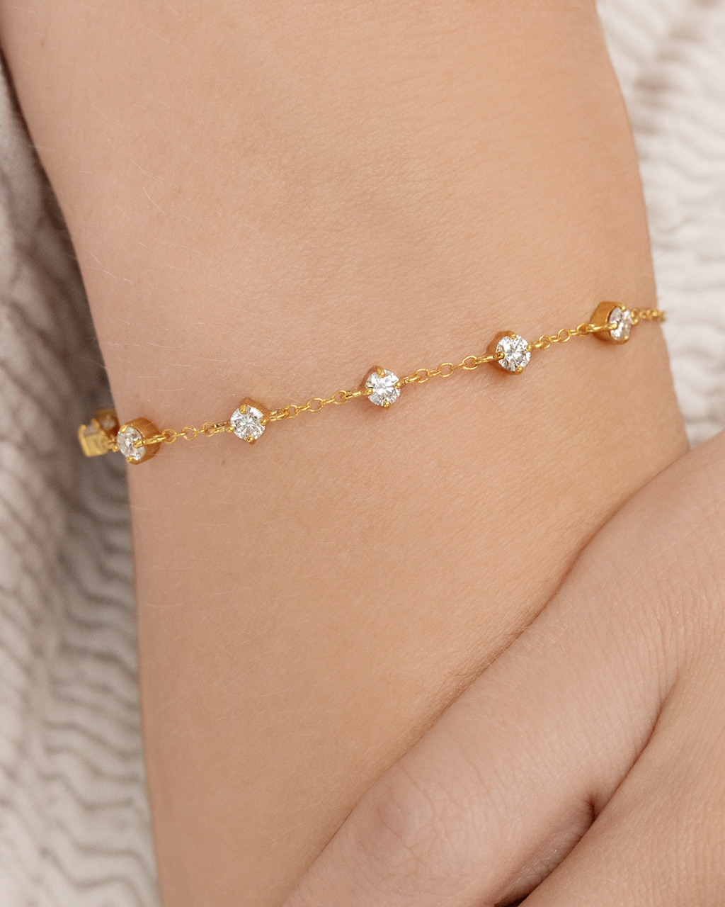 Pearl & Moissanite Bridal Jewellery Set in 18k Gold Vermeil