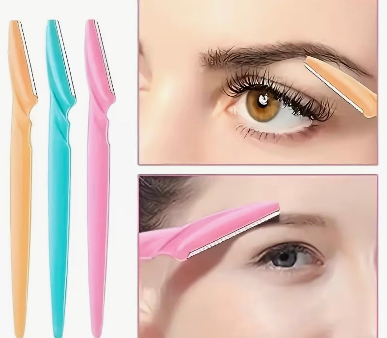15 Multifunctional Facial Trimming Set, Suitable for Both Women And Men - Eyebrow Trimmer with Safety Cover, Suitable for Eyebro