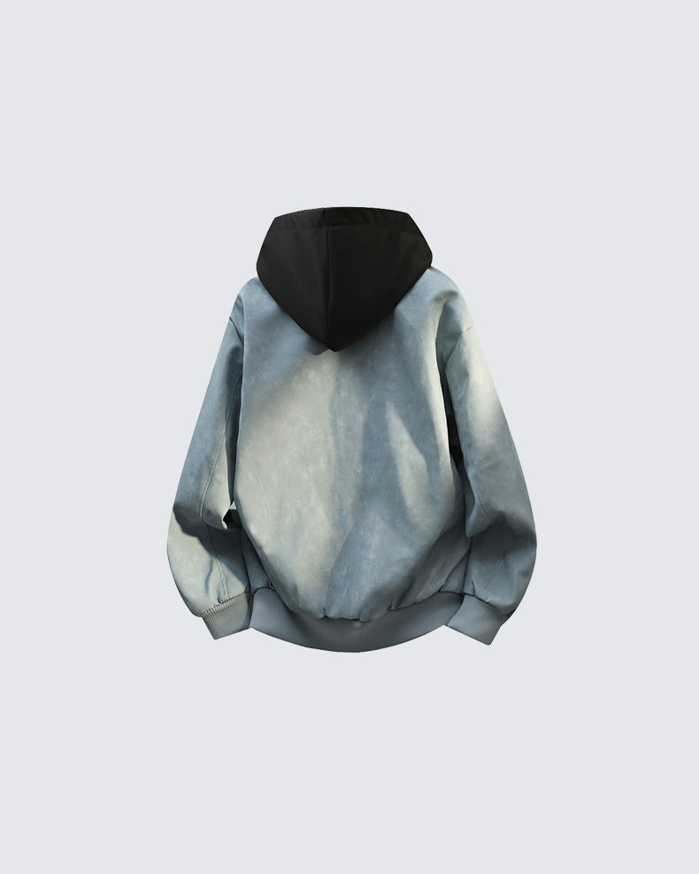 Loose Casual Streetwear with Hoodie