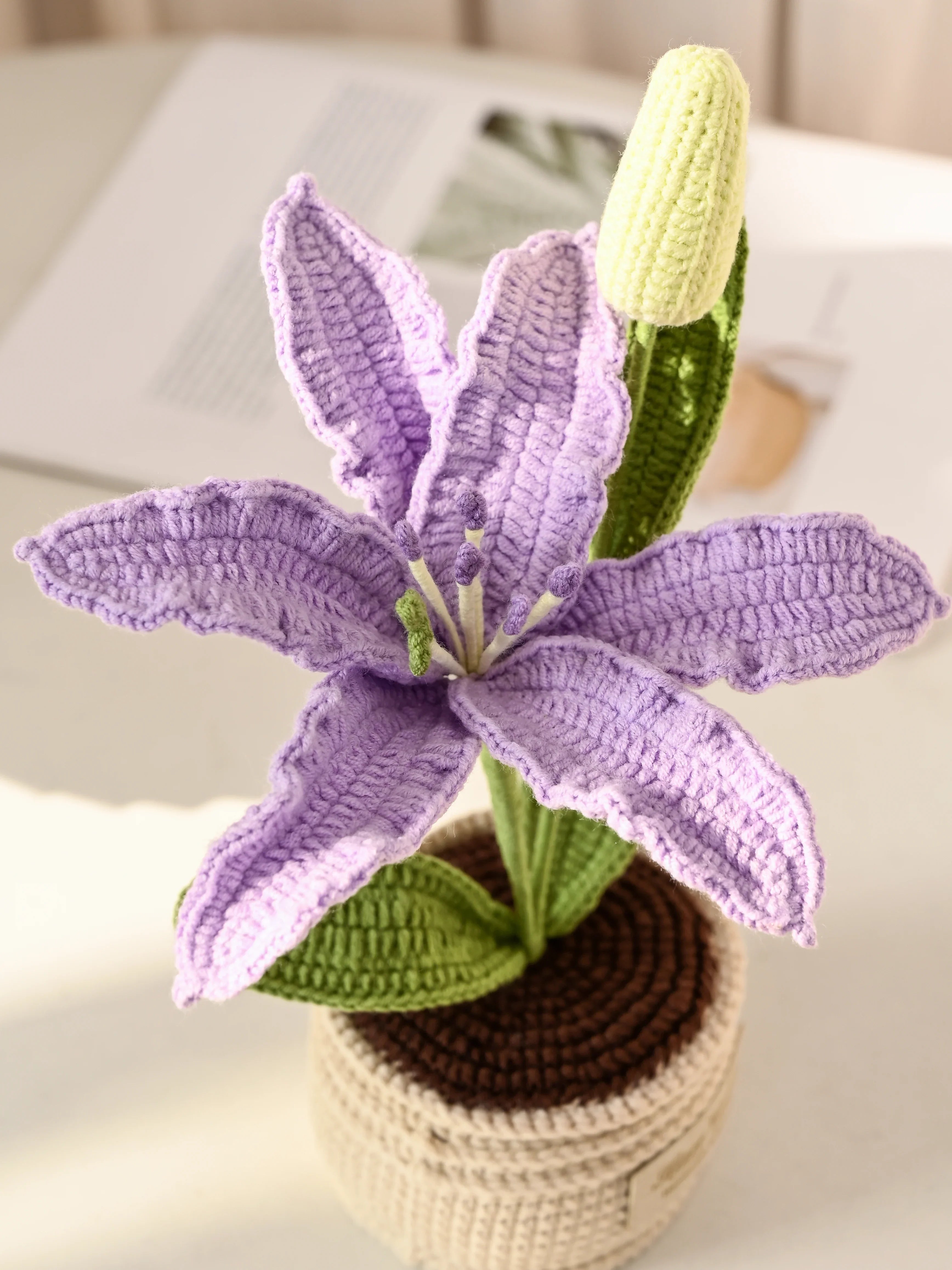 Crochet Lily Table Charm