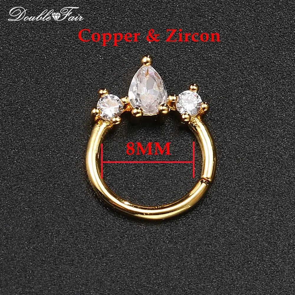 Dainty Y2k Ear Piercing Helix Daith Snug Earrings for Women 1PC