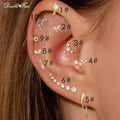 Dainty Y2k Ear Piercing Helix Daith Snug Earrings for Women 1PC