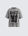 Vintage Washed KIIKIO Graphic Oversized T-Shirt