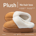 Indoor Warm Anti-slip Thick Sole Deodorant Couple Cotton Slippers