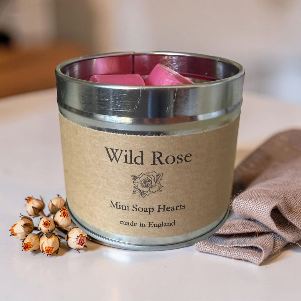 Wild Rose Soap Hearts