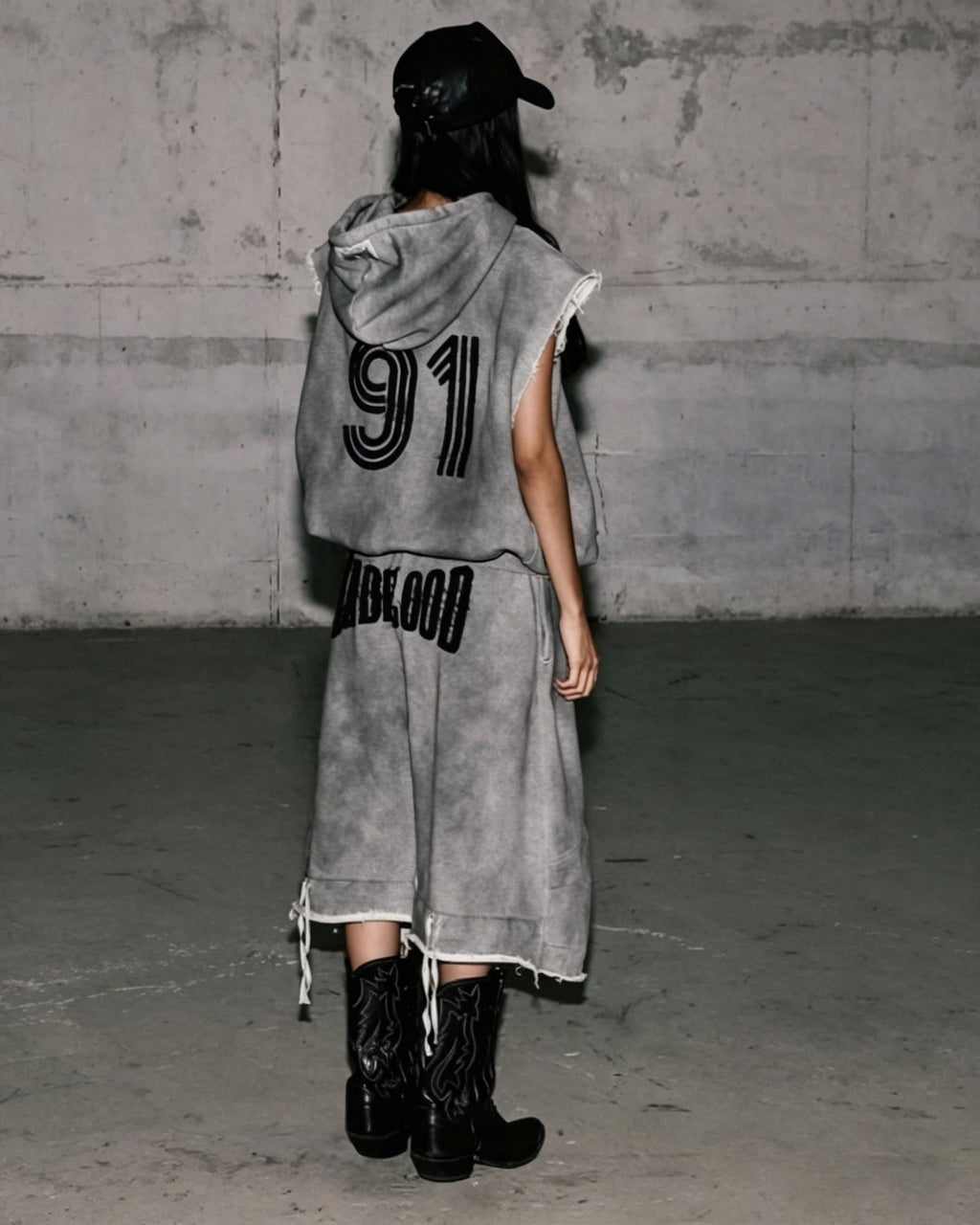 Retro Washed Nnique Drawstring Athletic Shorts