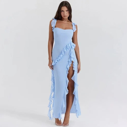 Elegant Long Dress : Women Backless Sexy Dress